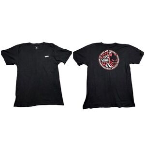 Vans x Spitfire Mens Classic Fit Graphic T-Shirt Black Large Skateboard Logo